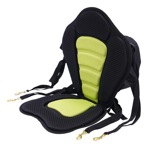 Asiento de kayak ajustable acolchado de lujo desmontable mochila bolsa respaldo canoa respaldo - Imagen 8 de 16