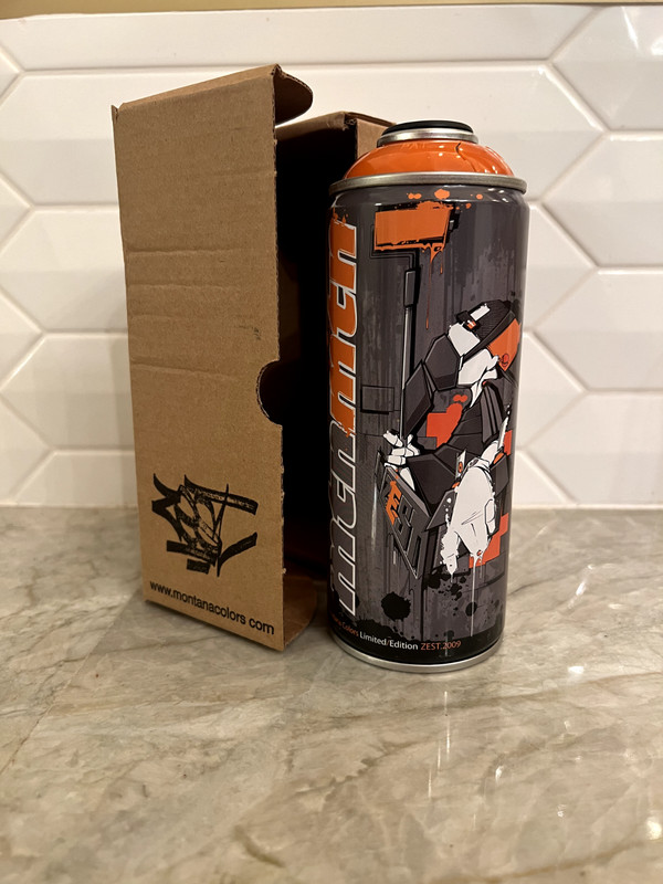 MONTANA COLOR SPRAYPAINT CAN 2009 ZEST - NOT OBEY, BANKSY, MBW