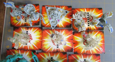 BAKUGAN Battle Brawlers Balls LOT plus cases and cards HUGE LOT