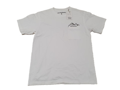 White Mountaineering - T-Shirt Weiß 100% Baumwolle WM2271529 Größe L Designer
