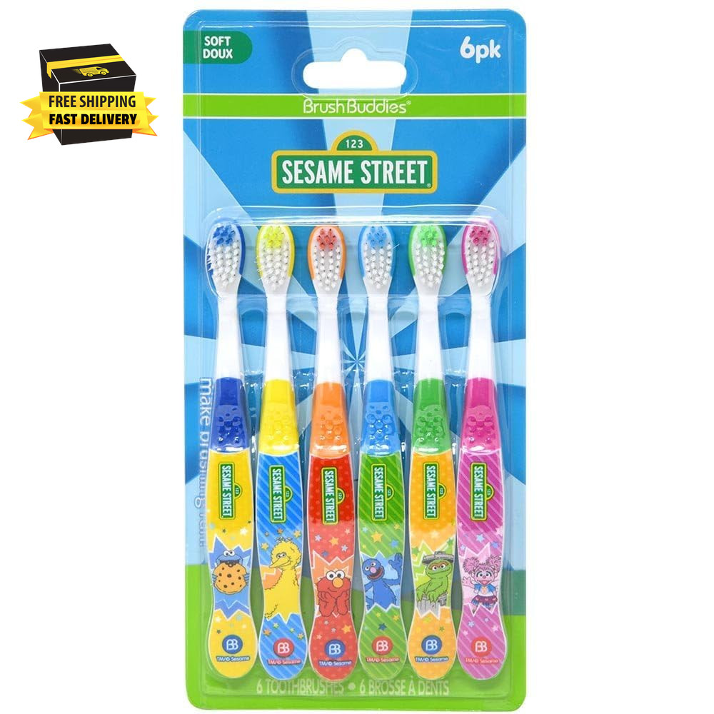 For Kids, Soft Bristle Toddler Toothbrushes Ages 2-4,