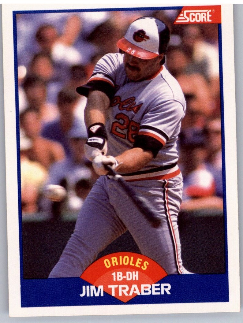 1989 Score #590 Jim Traber | eBay