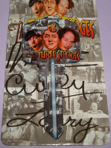 New Uncut THE THREE STOOGES Kwikset KW1 KW10 KW11 Designer Key blanks - Picture 4 of 5