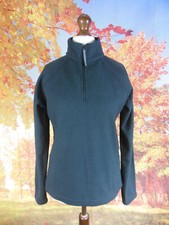 Berghaus black quarter zip 100 polyester Fleece Sweatshirt. UK women's size 12