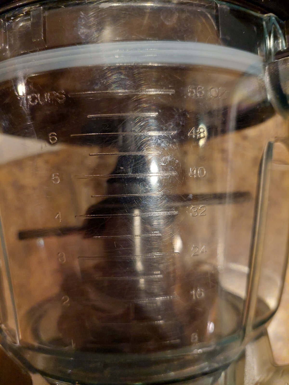 Ninja Food Processor Blender Pitcher 56 oz 7 Cup Bowl with Lid & 2 Blades
