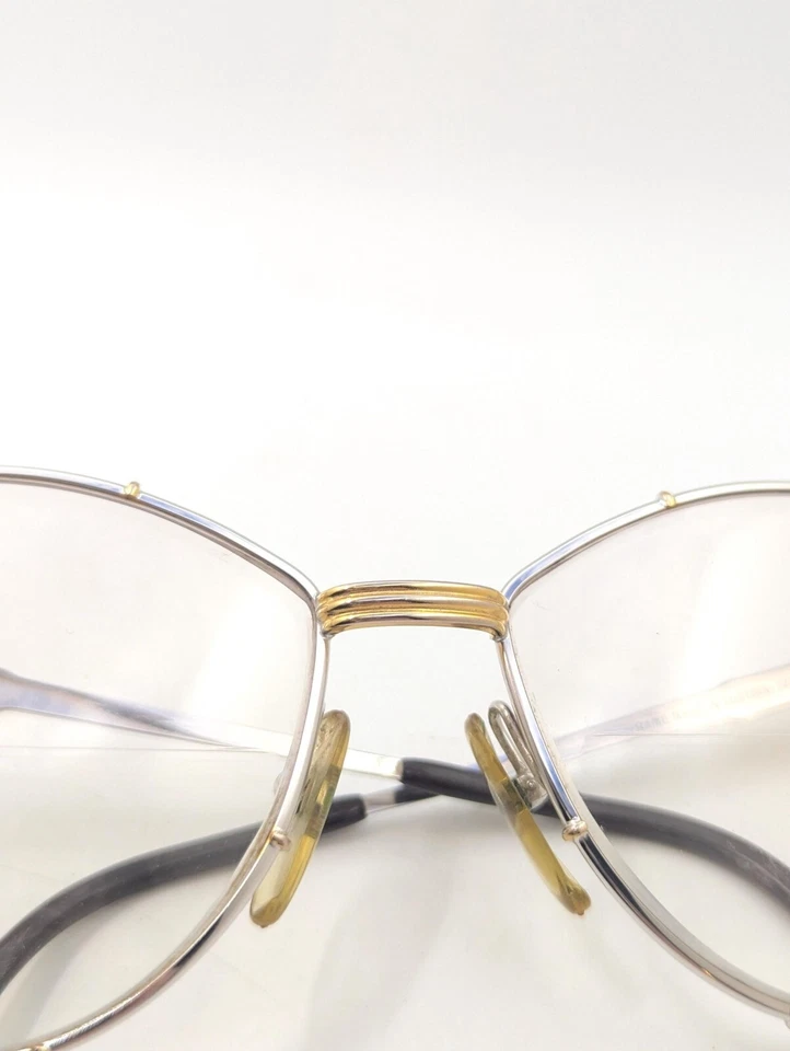 Винтажные округлые кошачьи очки Christian Dior 1980-е 80-е Австрия 2249 хром - Изображение 3 из 4