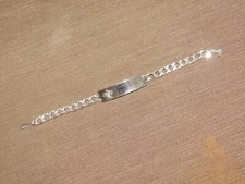 VINTAGE BSA BOY SCOUTS  METAL ID BRACELET NEW UNUSED