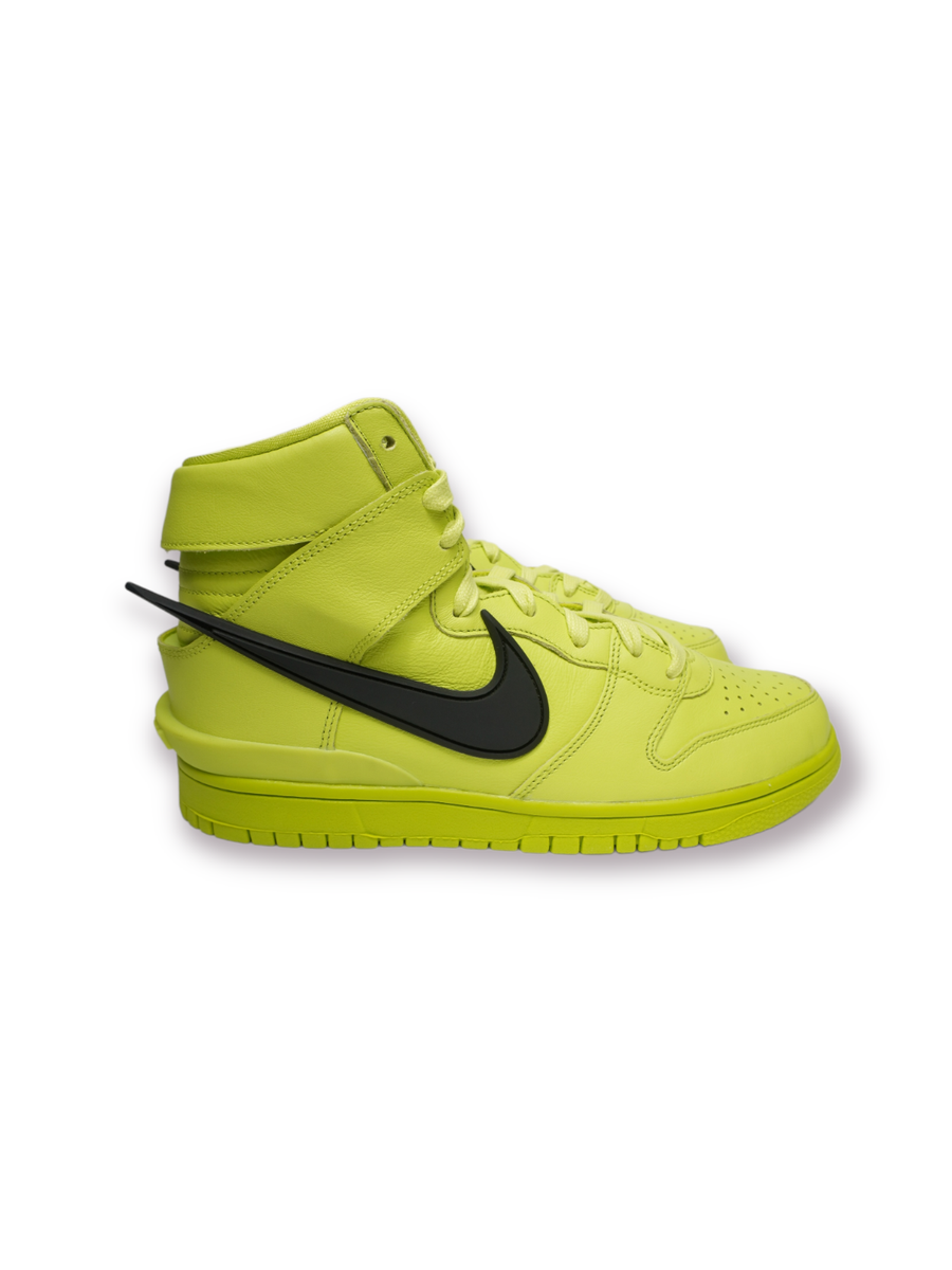 靴 Ambush Nike Dunk Hi Flash Lime Size 12 - Nike AMBUSH x Dunk High Flash Lime | eBay