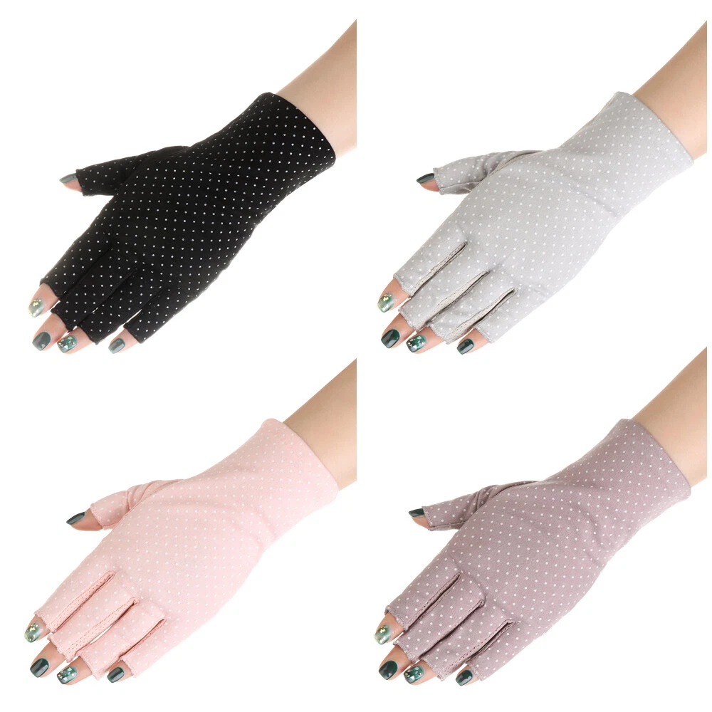 Summer Driving Gloves Sunscreen Fingerless Gloves UV Protection