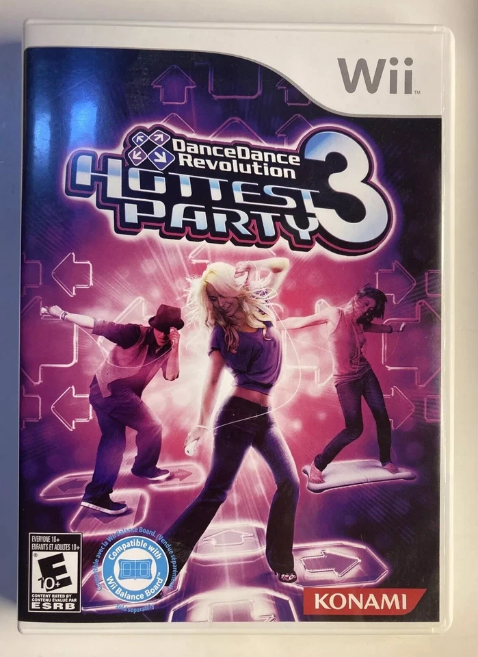 Dance Dance Revolution: Hottest Party 3 With Dance Pad (Nintendo Wii, 2009) - Image 2 of 4