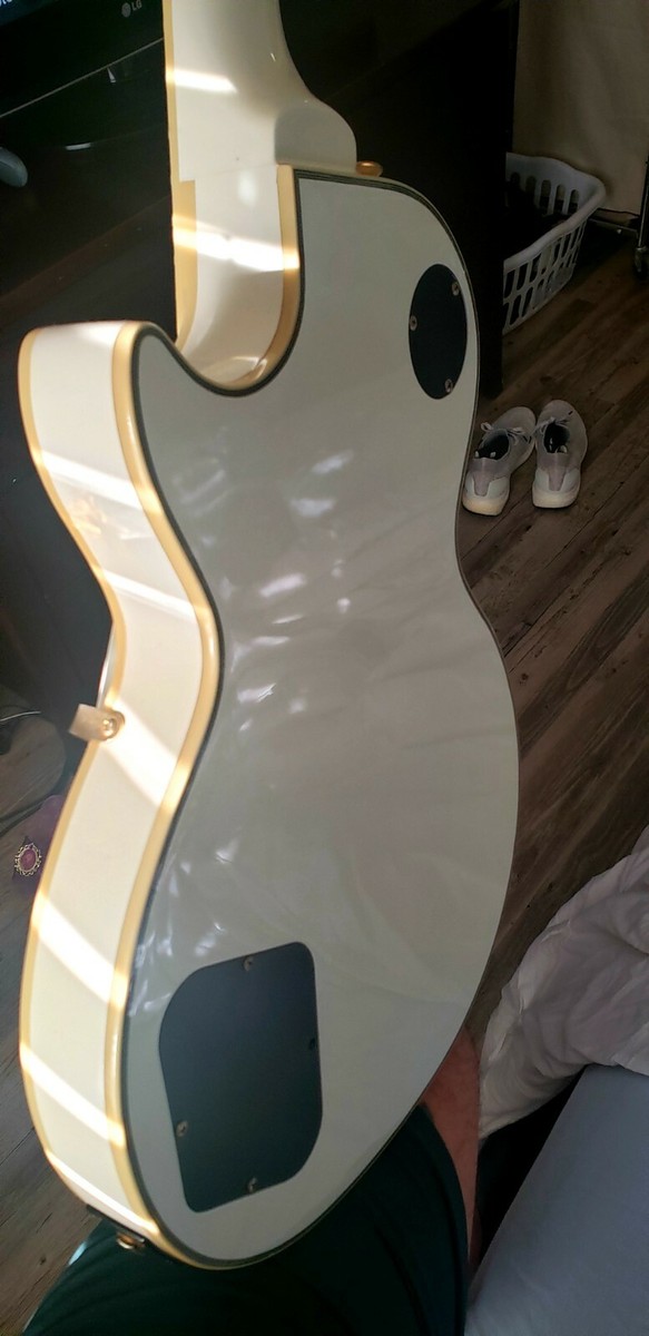 Epiphone Les Paul Custom PRO ホワイト ｜美品 Epiphone Les Paul Custom -Alpine White- 【アクセサリーセット