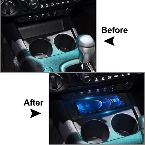 Console Wireless Car Charger Phone Fast Charger For Toyota Hilux 2016-2023 - Picture 13 of 13