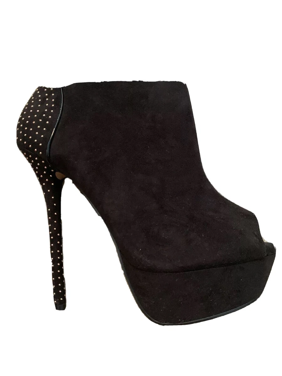 Decollete Scarpa Donna Elegante Nero Con Trasparenze E Brillantini Tono Su Tono Tacco A Spillo 12 Evento Glamour - Foto 7