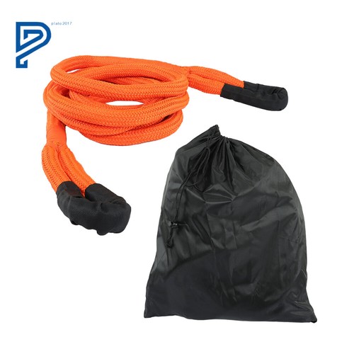 Kinetic Recovery Energy Truck Tow Rope Orange 1" x 20' Snatch Strap 48000 LBS - Picture 2 of 20
