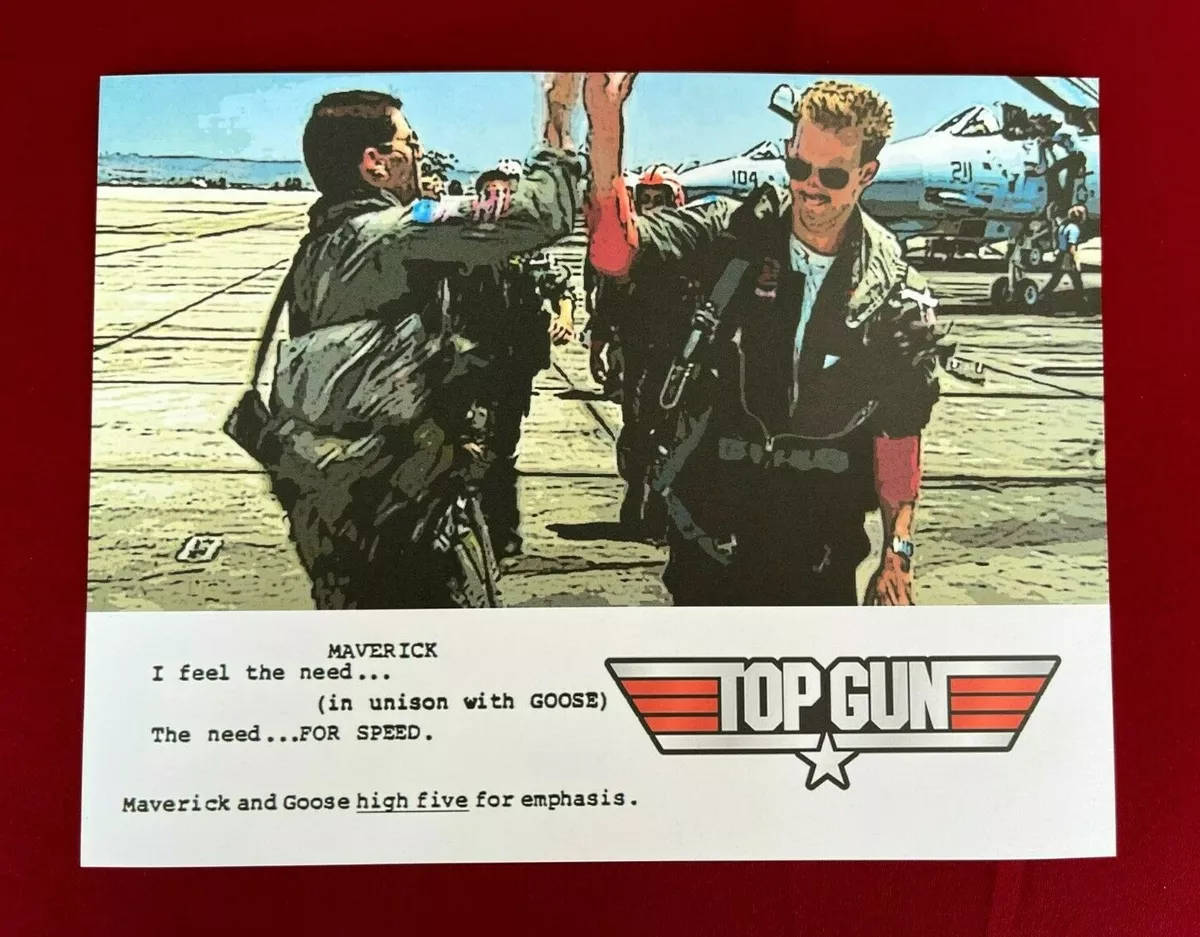 I feel the need, the need for speed! Happy Top Gun Day!