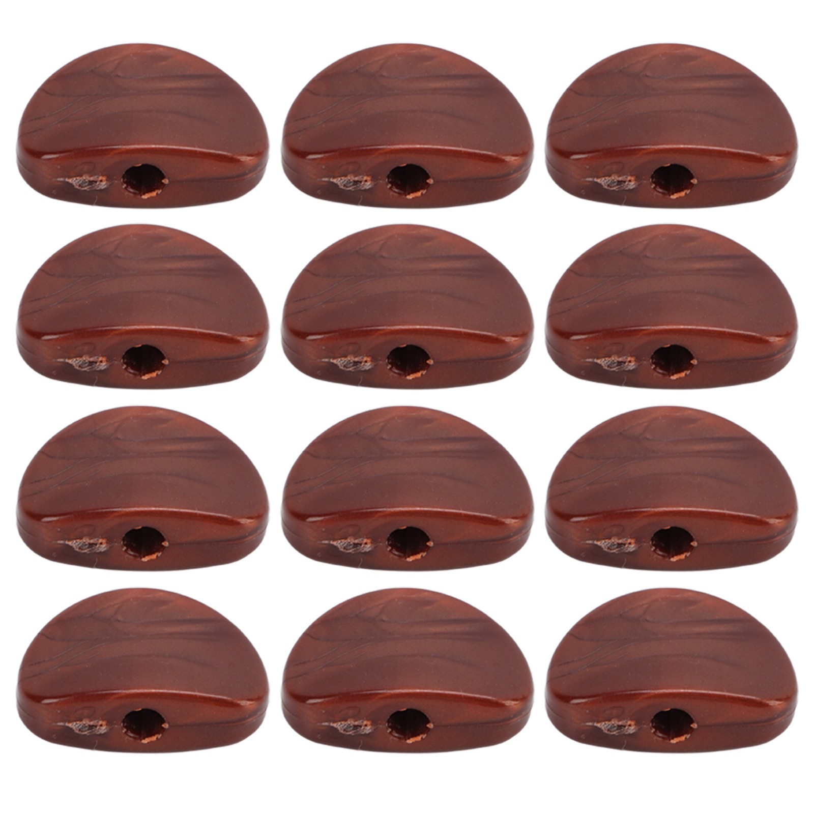 12Set Tuner Machine Head Buttons Plastic Metal Guitar Tuning Pegs Button For