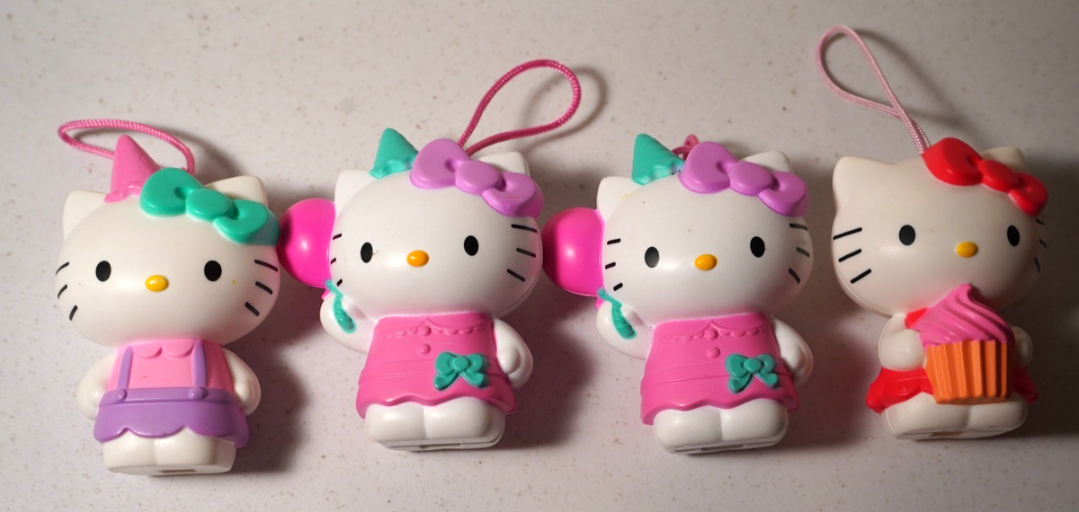 McDonald's Toy 2014 Sanrio Hello Kitty Balloon Cupcake Hang String