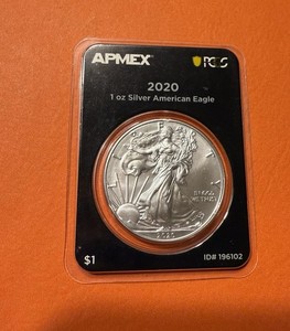 2020 Silver Eagle First Strike APMEX