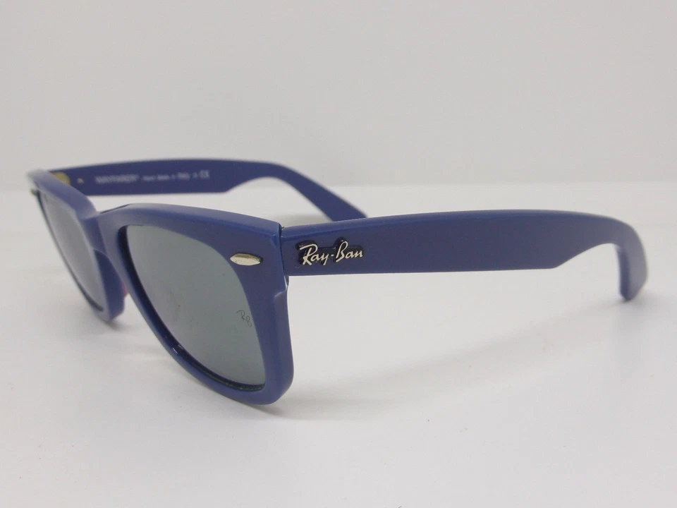 Ray-Ban Wayfarer RB 2140 963/40 47 Blue w/Silver Mirror lens RayBan - Immagine 3 di 4