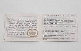 Pinball Nintendo NES Anleitungsheft Hinweis FAH