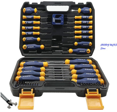 SUNHZMCKP 66-Piece Magnetic Screwdriver Set S2 Steel Precision Bits w/ Case