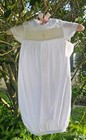 NWT Bailey Boys Baby Boy White Smocked Cross Christening Sac Gown OS Baptism — photo 1