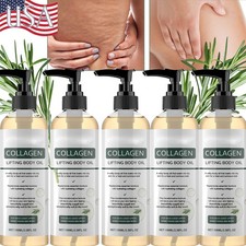 3/5x Collagen Lifting Body Oil Firming Anti Aging Wrinkles Scars  Stretch Mark