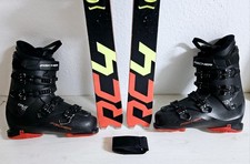 Fischer Ski Set 180 cm + Fischer Skischuhe Gr. 47 Skier Head Atomic