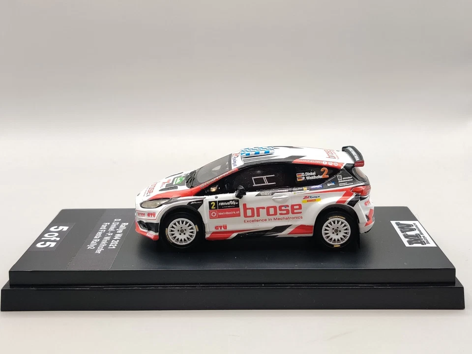 1:43 Ford Fiesta Rally2 Domini Dinkel Rally W4 2021 Raro!! - Immagine 4 di 4