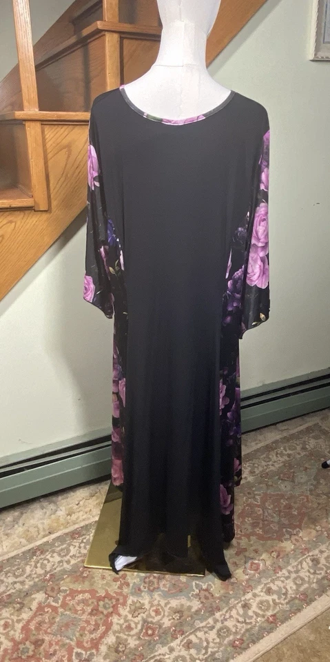 The Pyramid Collection Rosalie Dress Womens Sz 1X Floral Whimsigoth Fairy Witchy - Image 4 of 4