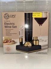 Rabbit 5-piece Electric Wine Set Aerator & Corkscrew Ореn Box.