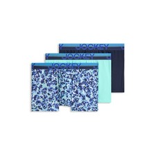 Jockey Men's Infinite Cool Microfiber Stretch 3.5" Trunk - 3 Pack