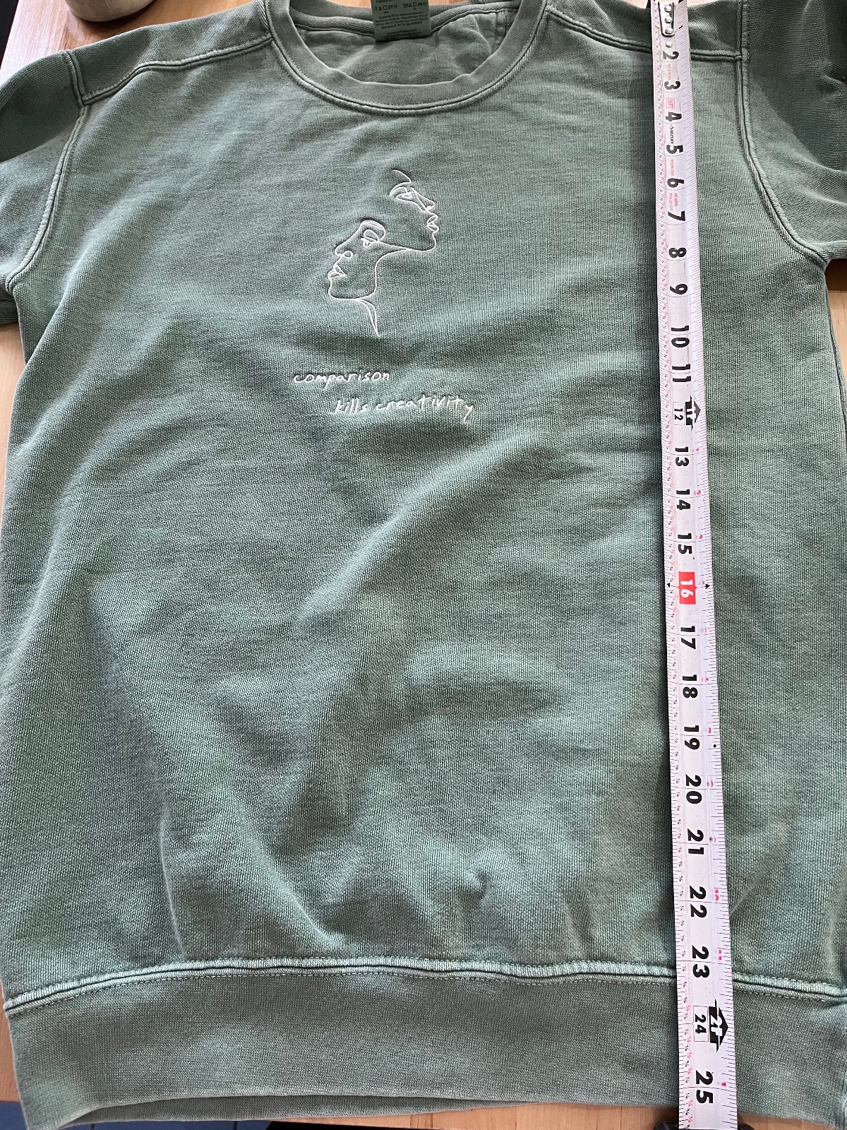 Comparison Kills Creativity  Embroidered Graphics… - image 8