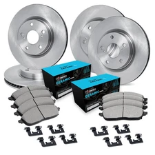 For Acura TL 99-03 eLINE Series Front & Rear Brake Kit w Ceramic Pads