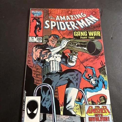 Amazing Spider-Man # 285 - Direct Edition | FN+ | Punisher |  1987  J8