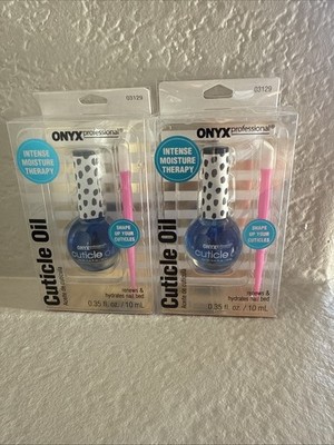 2 ONYX Professional Cuticle Oil Renews & Hydrates Nail Intense Moisture Therapy