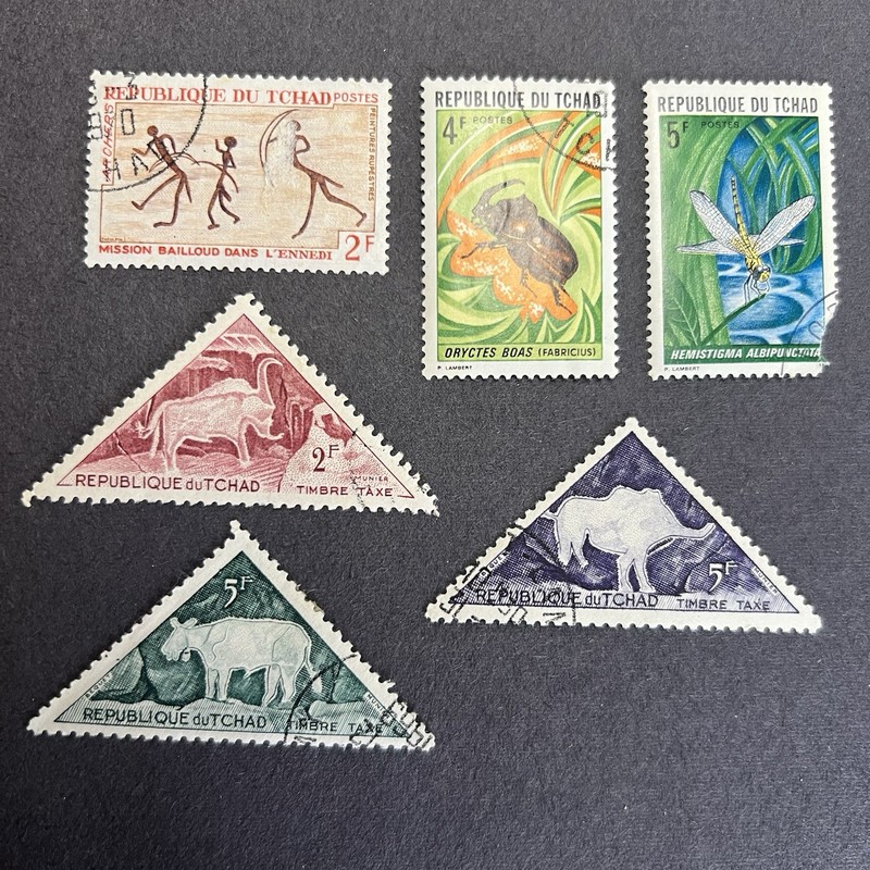 1962-1972 Postage And Triangle Postage Due Stamps Of The Republic of Chad