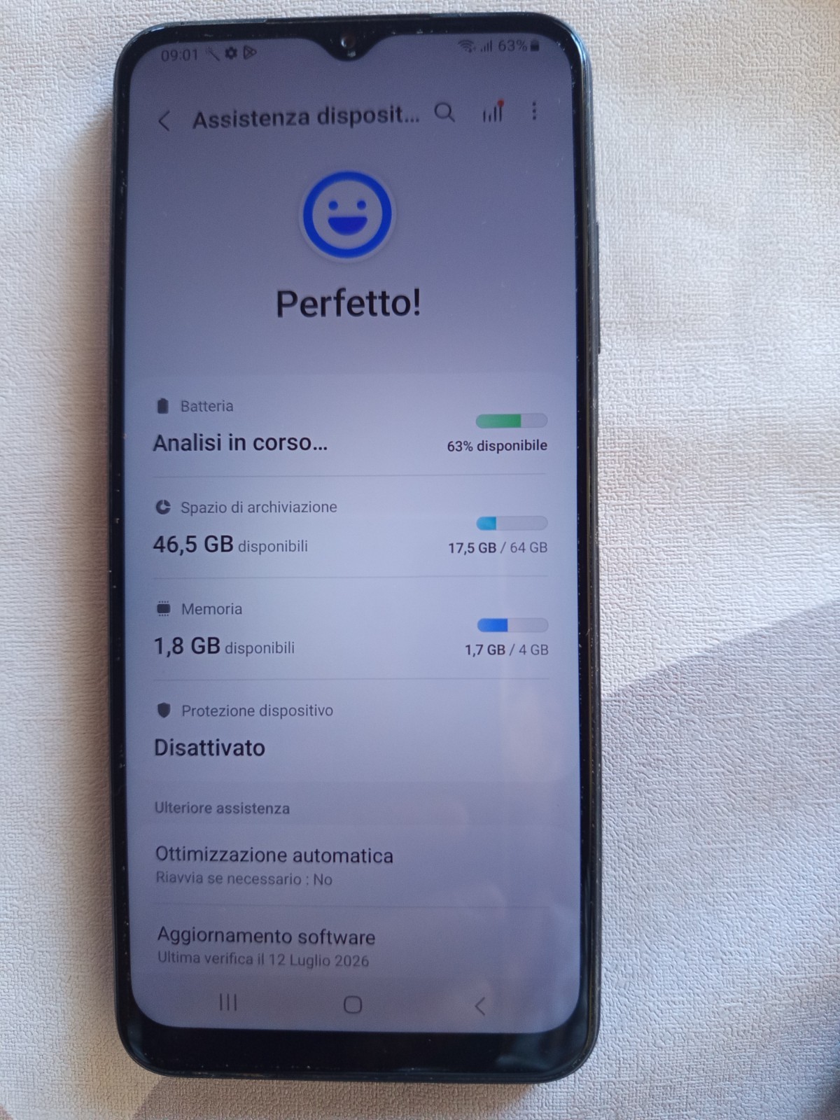 Samsung Galaxy A22 - 5G - 64GB - (Sbloccato) (Doppia SIM) Batteria Da Sostituire
