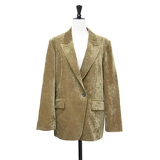 Spick & Span and Jacket Khaki Size: 36 (S) 24 Fall Winter Velvet Used BEEG-0