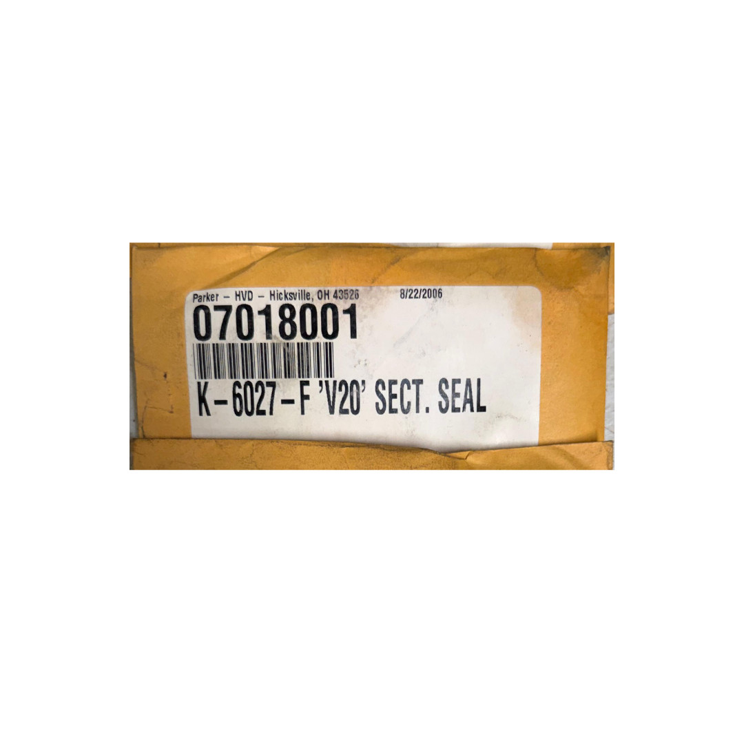Parker 07018001 K-6027-F 'V20' SECTION VALVE SEAL KIT NEW OLD STOCK!