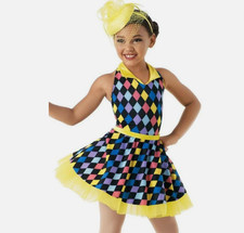 Dance Costume Adult Small Weissman 10284 Jazz Tap Nicest Kids in Town no hat