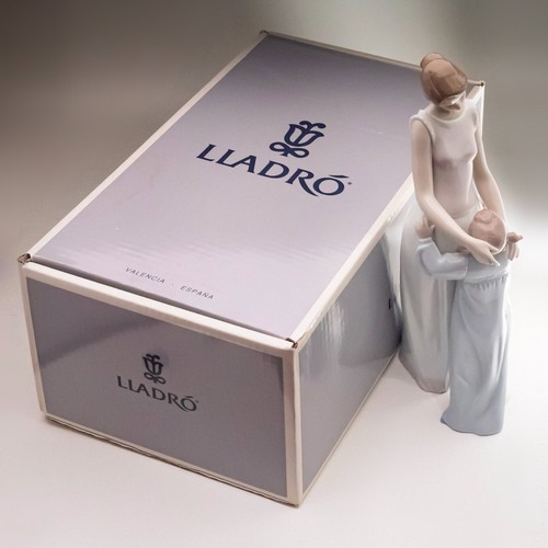 Lladró Someone To Look Up To 6771 Mother & Daughter Large Figure 35.5cm Boxed - Picture 2 of 15