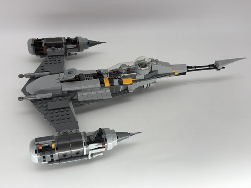 LEGO Star Wars Baby Yoda Starfighter Building Set Gray Plastic Spacecraft Kids