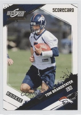 2009 Score Inscriptions Scorecard 40/50 Tom Brandstater #395 Rookie RC 0b5