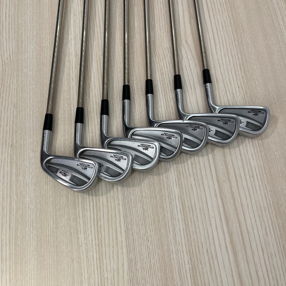 Cobra S3 Pro Forged C Irons Set 2/3/4/6/7/8/9 True Temper Black Gold R Flex Golf - Image 2 of 4