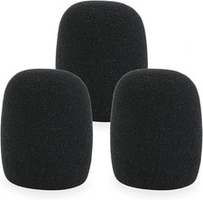 SM57 Windscreen Mic Foam Replacement for SM57 Vocal Microphone Pop Filter Black