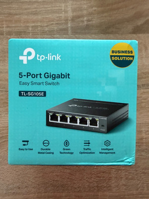 TP-Link TL-SG105E 5-Port Gigabit Easy Smart Switch - Open Box