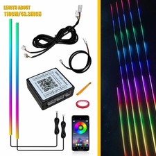 Optical Fiber RGB Multicolor LED Light Strip For Car Sunroof Ambient Lighting US