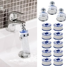 3 Pack Sink Water Filter Faucet and 10 Filter Elements Set, 360  Rotating
