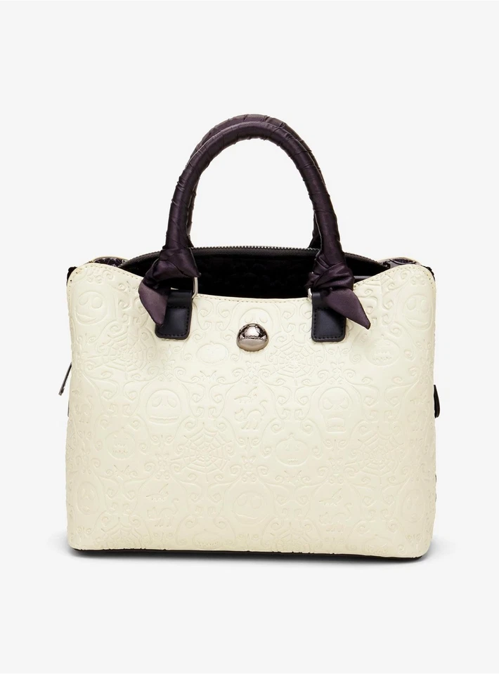 Bolso de Mano y Cartera NBC Acolchado Paisley Loungefly *JUEGO* Edición 10 Aniversario Foto 3 de 4